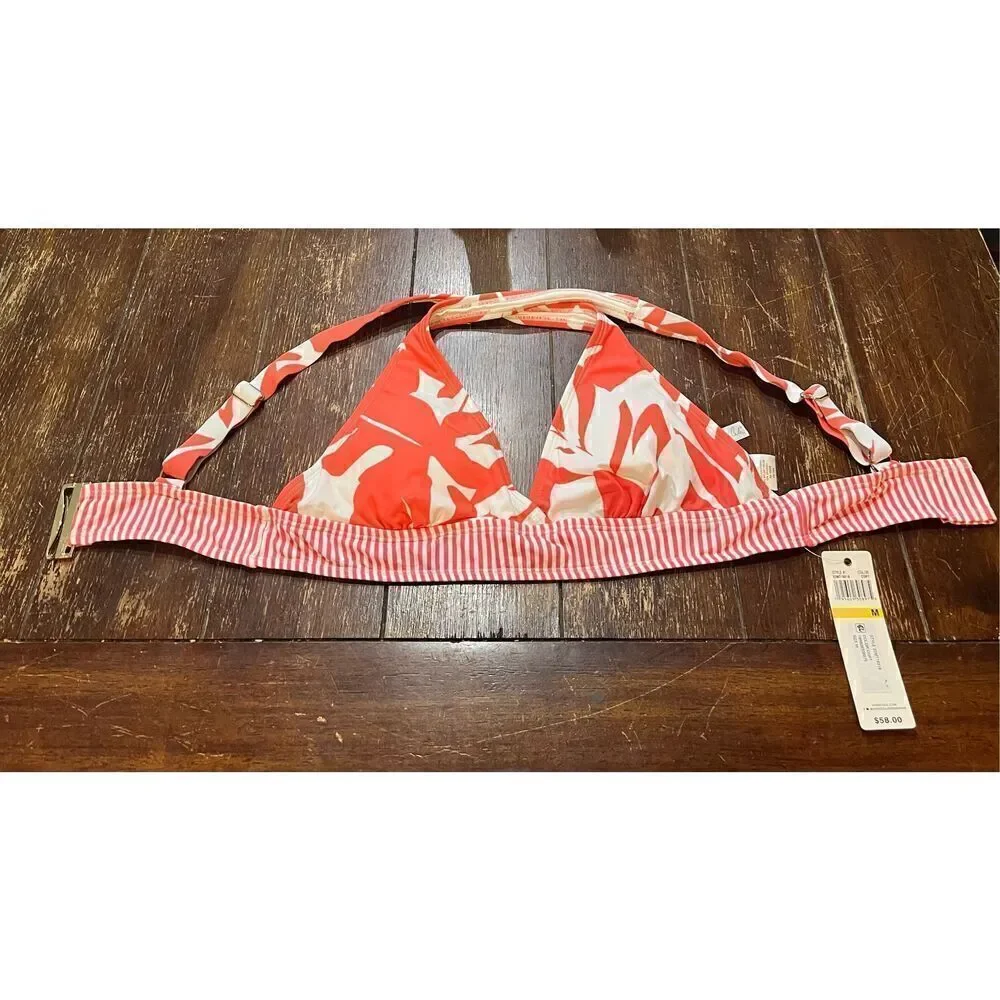 Anne Cole Bikini V Neck Cross Back Bikini Top